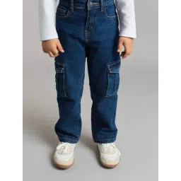 Ed-A-Mamma Boys Blue Denim Washed Jeans-picture-33