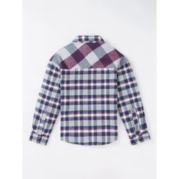 Ed-a-Mamma Boys Buffalo Checked Regular Fit Opaque Cotton Casual Shirt image 4