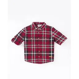 ed-a-mamma Boys Checked Regular Fit Shirt-picture-37