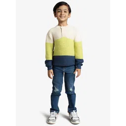 Ed-a-Mamma Boys Colourblocked Pullover-picture-41