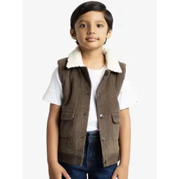 Ed-a-Mamma Boys Corduroy Outdoor Open Front Jacket-picture-25