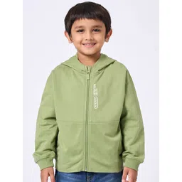 Ed-a-Mamma Boys Floral Printed Hooded Cotton Open Front Jacket-picture-27