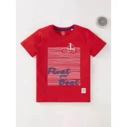 Ed-a-Mamma Boys Graphic Printed Round Neck Cotton T-shirt-picture-32