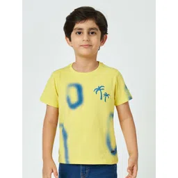 Ed-a-Mamma Boys Graphic Printed Round Neck Cotton T-shirt-picture-33