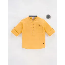 Ed-a-Mamma Boys Mandarin Collar Cotton Casual Shirt-picture-22