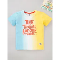 Ed-a-Mamma Boys Multicolor Cotton Printed T-Shirt-picture-42