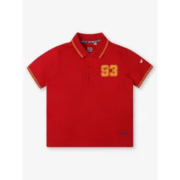 Ed-a-Mamma Boys Polo Collar Bio Finish Applique T-shirt-picture-25