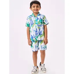 Ed-a-Mamma Boys Printed Shirt with Shorts-image-20