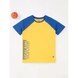 Ed-a-Mamma Boys Printed Sleeves T-shirt-image-30