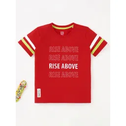 Ed-a-Mamma Boys Red Embroidered T-Shirt-picture-24