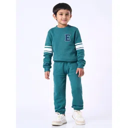 Ed-a-Mamma Boys Round Neck Pure Cotton T-shirt With Joggers-picture-20