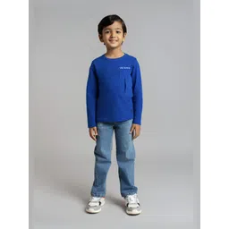 Ed-a-Mamma Boys Typography Printed Bio Finish Pockets T-shirt-image-48