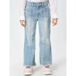 Ed-a-Mamma Girls Comfort Relaxed Fit Mid-Rise Mildly Distressed Washed Heavy Fade Jeans-picture-28