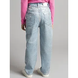 Ed-a-Mamma Girls Comfort Slash Knee Heavy Fade Stretchable Jeans image 2