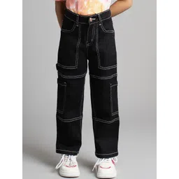 Ed-a-Mamma Girls Comfort Slash Knee Stretchable Jeans-picture-14