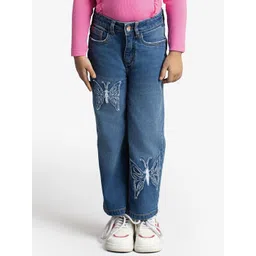 Ed-a-Mamma Girls Comfort Straight Fit Stretchable Jeans-picture-32
