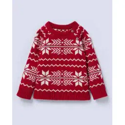 ed-a-mamma Girls Geometric-Knit Round-Neck Sweatshirt-picture-12