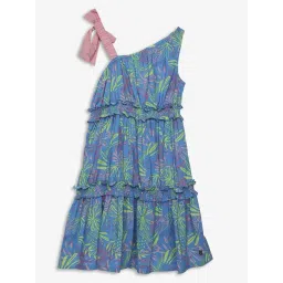 Ed-a-Mamma Girls Multicolor Cotton Printed Casual Dress-picture-17