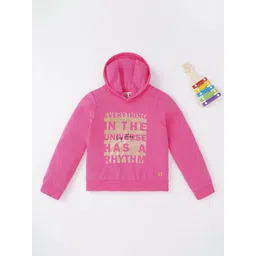 Ed-a-Mamma Girls Printed Hooded Sweatshirt-picture-16