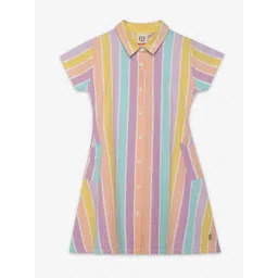 Ed-a-Mamma Girls Striped Shirt Dress-picture-28