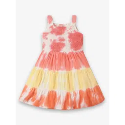 Ed-a-Mamma Girls Tie and Dye Fit & Flare Dress-picture-30