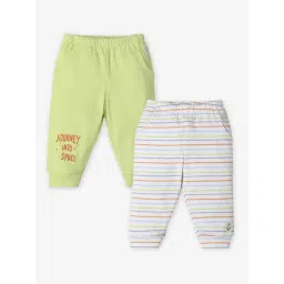 Ed-a-Mamma Infant Boys Multicolor Cotton Striped Joggers-picture-22