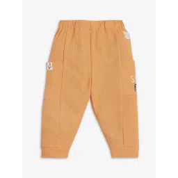 Ed-a-Mamma Infant Boys Orange Cotton Joggers-picture-42