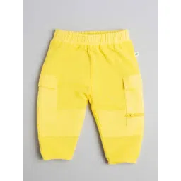 Ed-a-Mamma Infant Boys Yellow Cotton Joggers-picture-40
