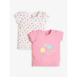 Ed-a-Mamma Infant Girls Multicolor Printed Casual Top-Set of 2-picture-32