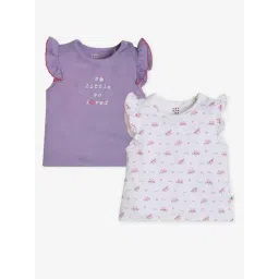Ed-a-Mamma Infant Girls Multicolor Printed Casual Top-Set of 2-picture-34