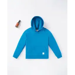 ed-a-mamma Kangaroo Pocket Hoodie with Ribbed Hemline-picture-37