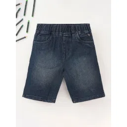 Ed-a-Mamma Kids Blue Solid  Shorts-picture-38