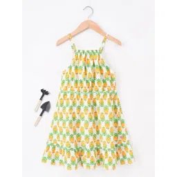 Ed-a-Mamma Kids Multicolor Cotton Printed Dress-picture-32