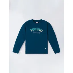 Ed-a-Mamma Kids Navy Cotton Printed Full Sleeves Sweatshirt-picture-43