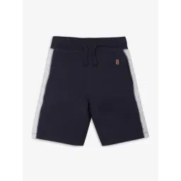 Ed-a-Mamma Kids Navy Textured Shorts-picture-18