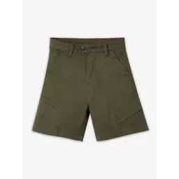 Ed-a-Mamma Kids Olive Textured Shorts-picture-41
