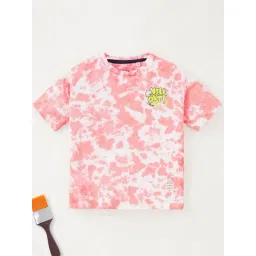 Ed-a-Mamma Kids Red & White Cotton Printed T-Shirt-picture-38