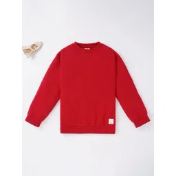 Ed-a-Mamma Kids Red Solid Sweatshirt-picture-15