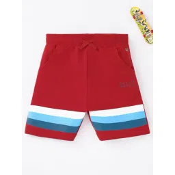 Ed-a-Mamma Kids Red Striped Shorts-picture-21