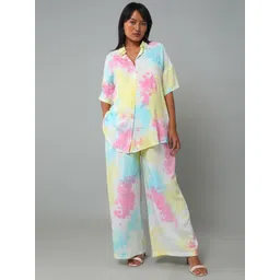 Ed-a-Mamma Printed Maternity Short Sleeves Shirt Collar Co-ords Set-picture-19