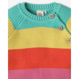 ed-a-mamma Striped Cotton Sweater image 3