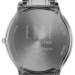 Titan Edge Gleam Quartz Analog Champagne Dial Two Toned Stainless Steel Strap Watch For Men image 4