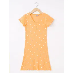 edheads Girls Polka Dot Print A-Line Dress-picture-20