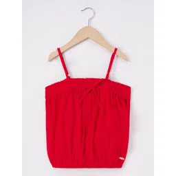 edheads Girls Shoulder Straps Cotton Blouson Top-picture-53