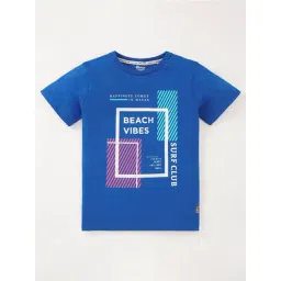 Edheads Kids Blue Cotton Printed T-Shirt-picture-34