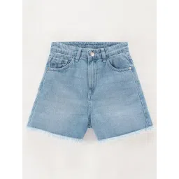 Edheads Kids Blue Cotton Regular Fit Shorts-picture-37