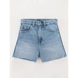 Edheads Kids Blue Cotton Regular Fit Shorts-picture-25