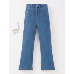 Edheads Kids Blue Cotton Wide Fit Jeans-picture-11