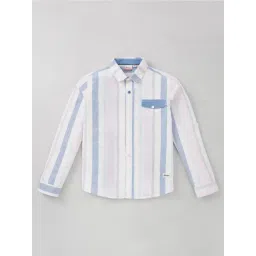 Edheads Kids Multicolor Cotton Striped Full Sleeves Shirt-picture-23