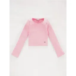 Edheads Kids Pink Cotton Regular Fit Full Sleeves T-Shirt-picture-13